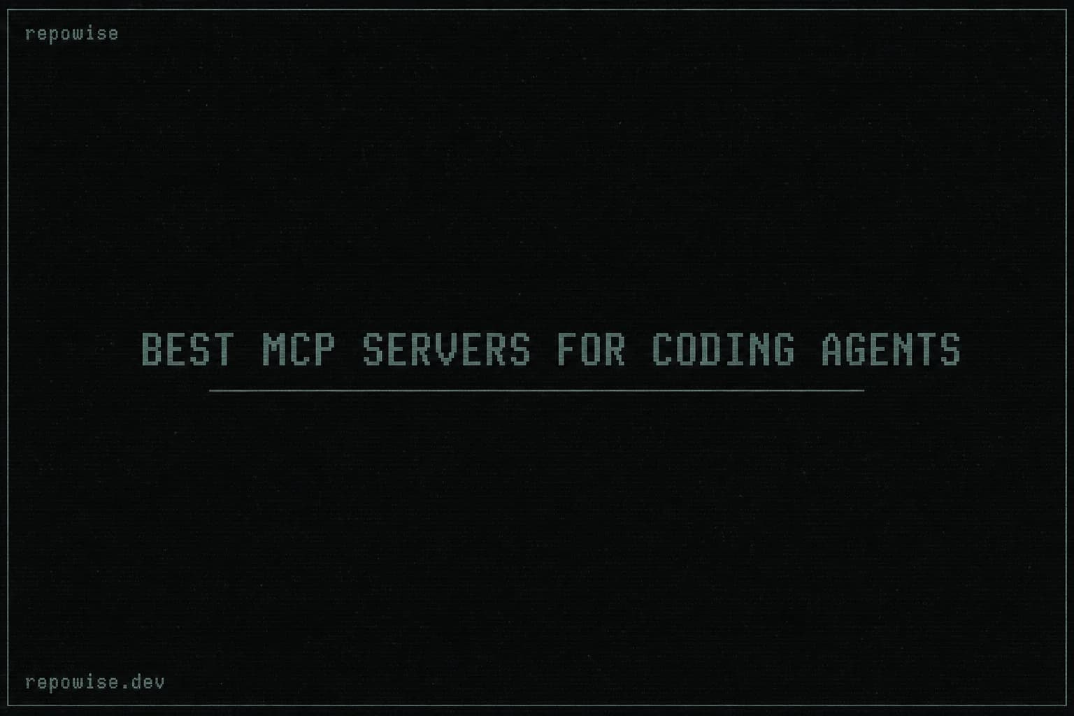 Best MCP Servers for Coding Agents