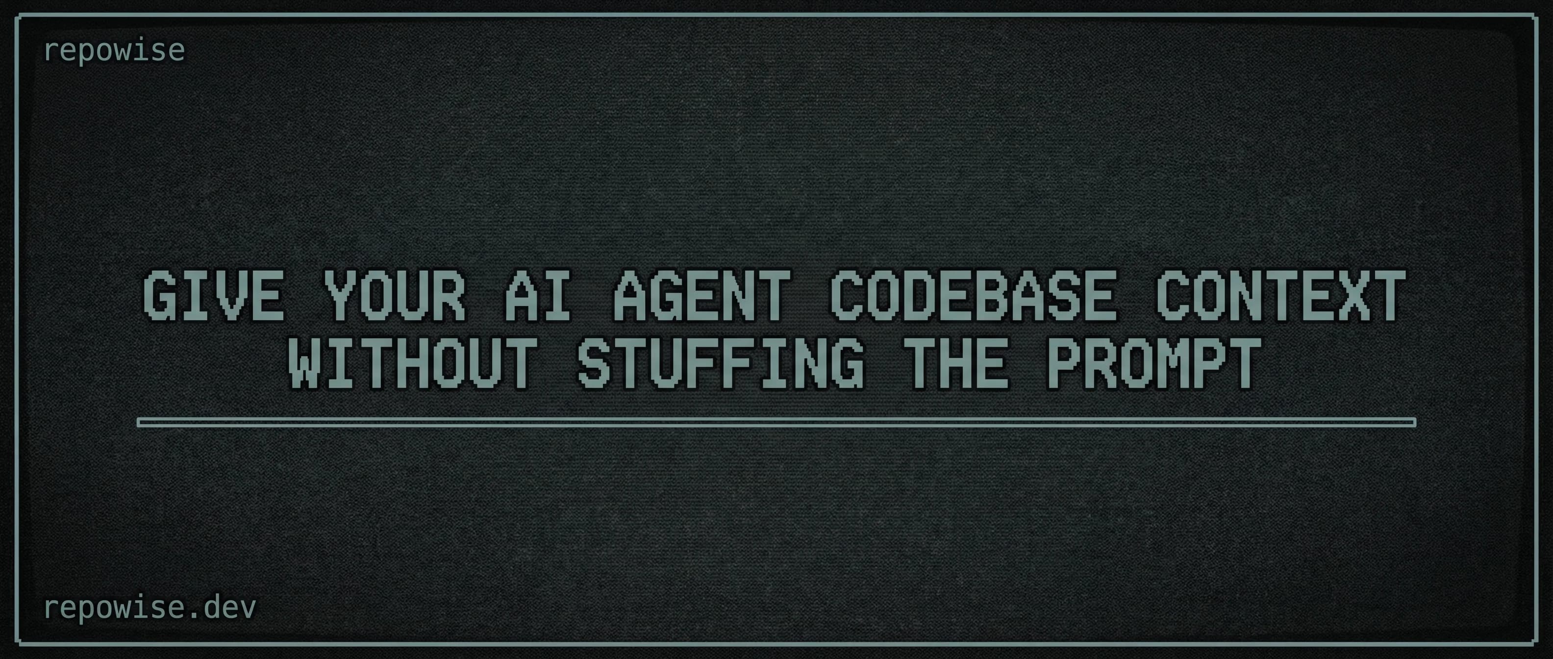 Give Your AI Agent Codebase Context Without Stuffing the Prompt