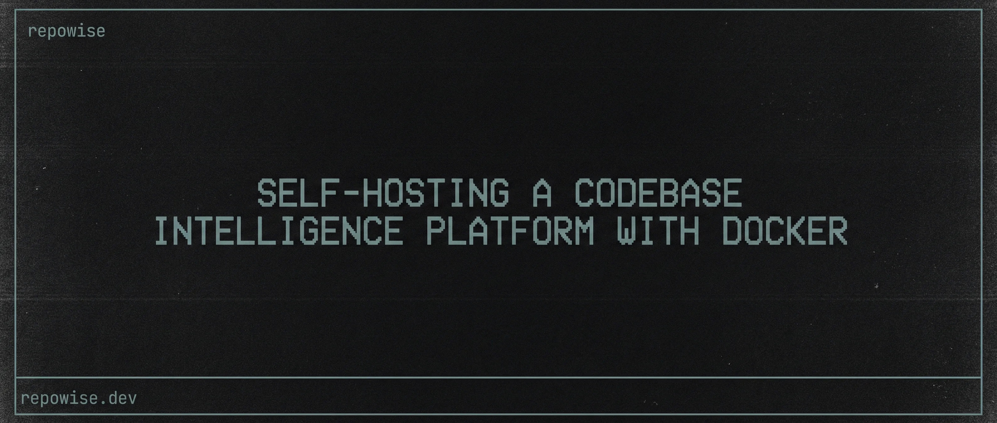 Self-Hosting a Codebase Intelligence Platform with Docker