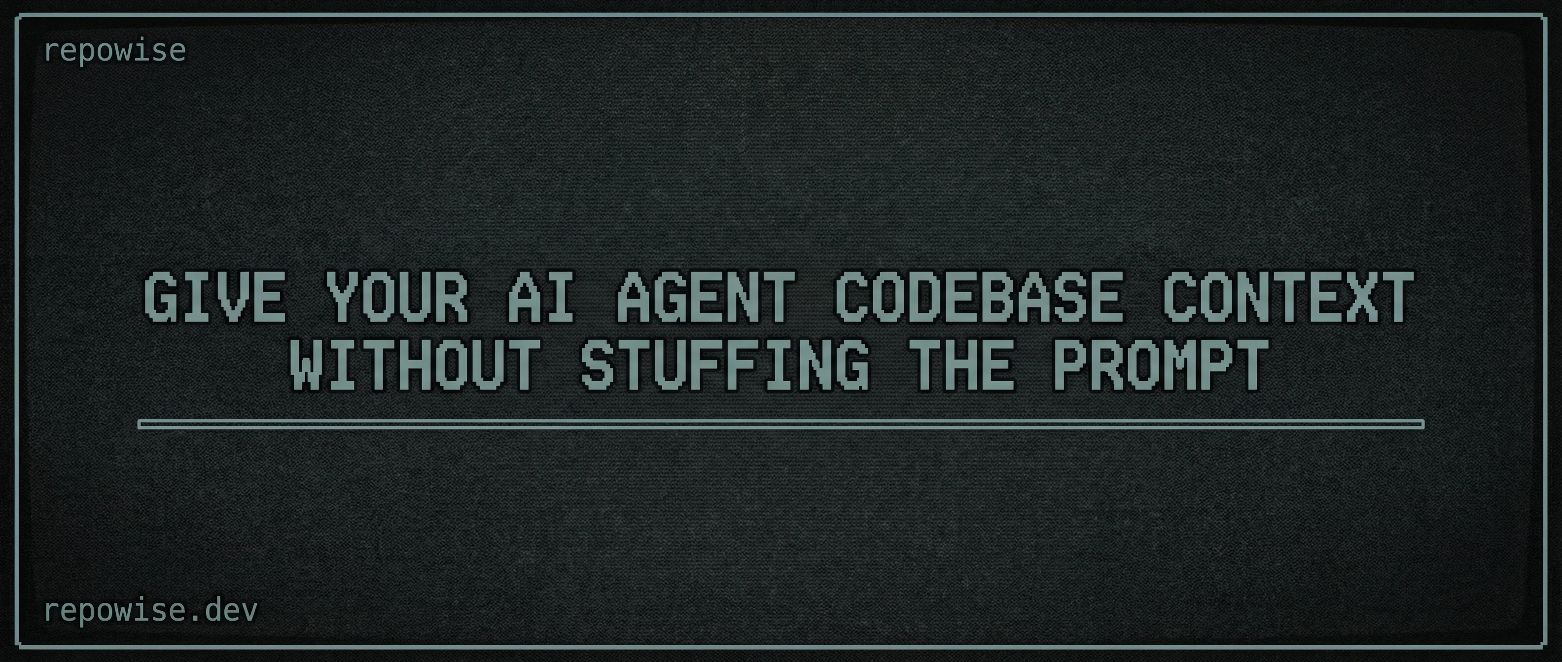 Give Your AI Agent Codebase Context Without Stuffing the Prompt