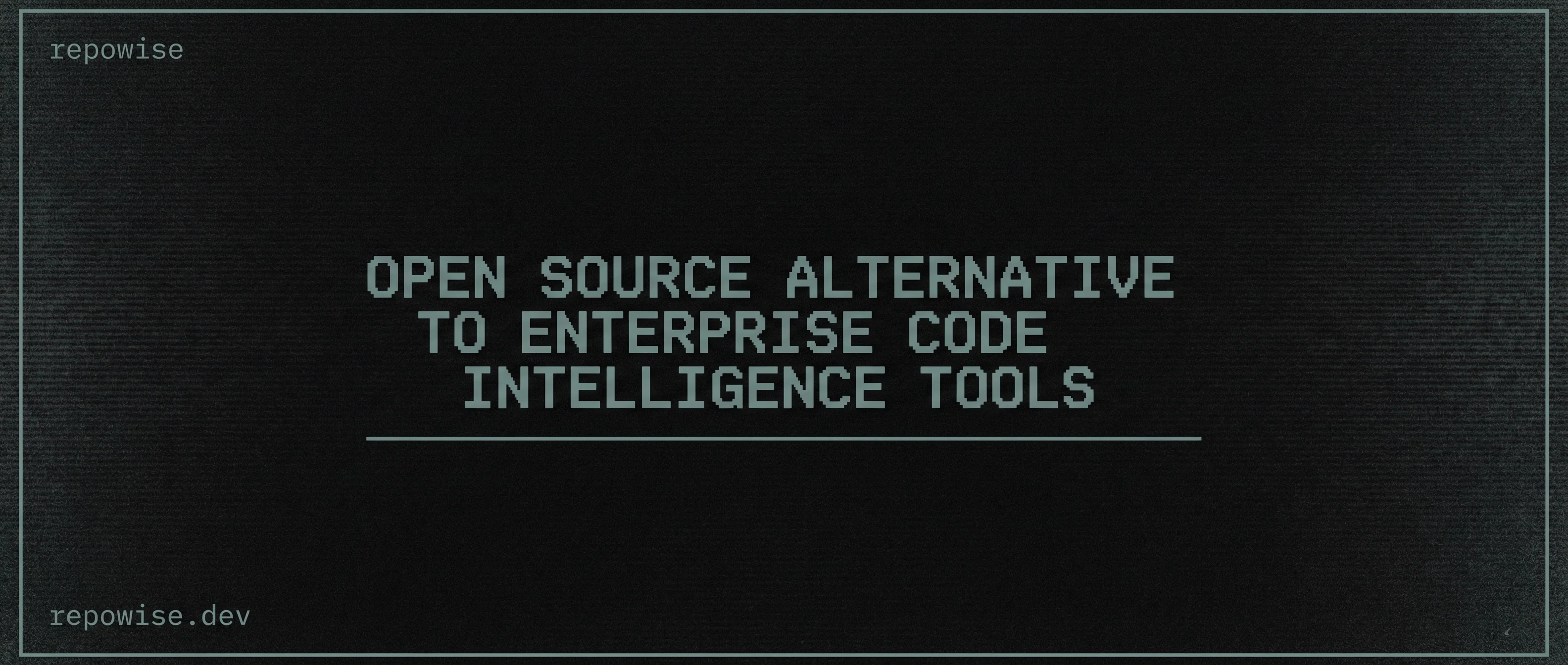Open Source Alternative to Enterprise Code Intelligence Tools